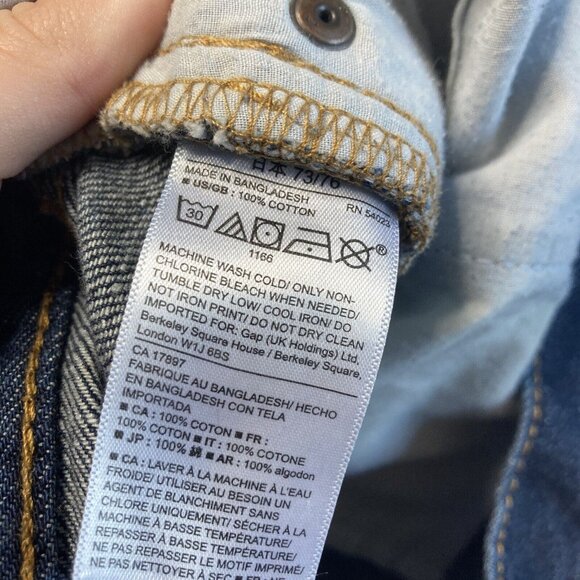 Gap Slim Jeans Men’s Size 29x30 Straight Medium Wash - Picture 4 of 7